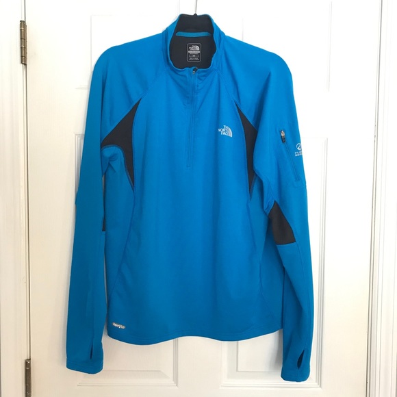 north face sweatshirt blue
